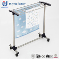 Stainless Steel Towel Rack with Wheels